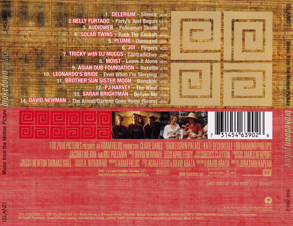 Brokedown Palace (Music From The Original Motion Picture Soundtrack (CD)-CDs-UnDigable Digs