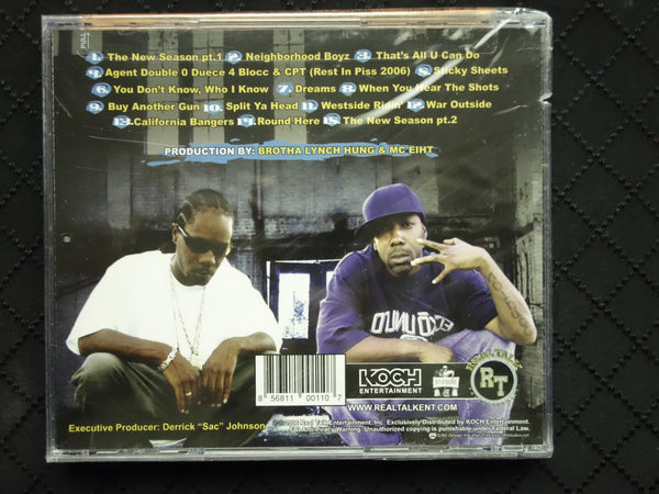 Brotha Lynch Hung And MC Eiht "The New Season" (CD)-CDs-UnDigable Digs