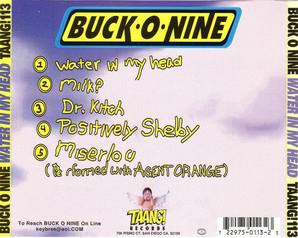 Buck-O-Nine "Water In My Head" (CD)-CDs-UnDigable Digs