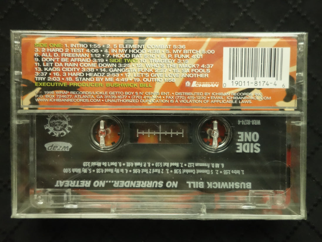 Bushwick Bill "No Surrender... No Retreat"-Cassette Tapes-UnDigable Digs