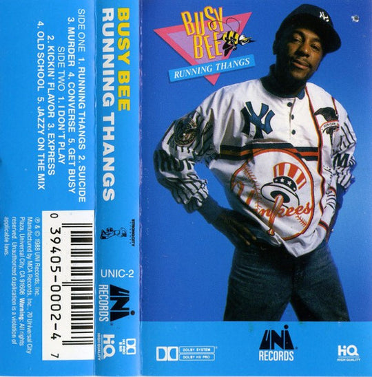 Busy Bee "Running Thangs"-Cassette Tapes-UnDigable Digs