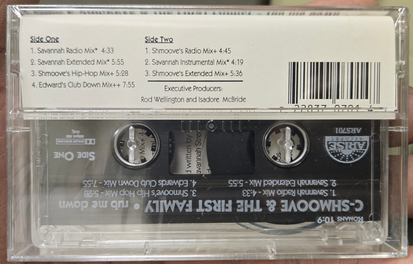 C-Shmoove & The First Family "Rub Me Down" (Maxi-Single)-Cassette Tapes-UnDigable Digs