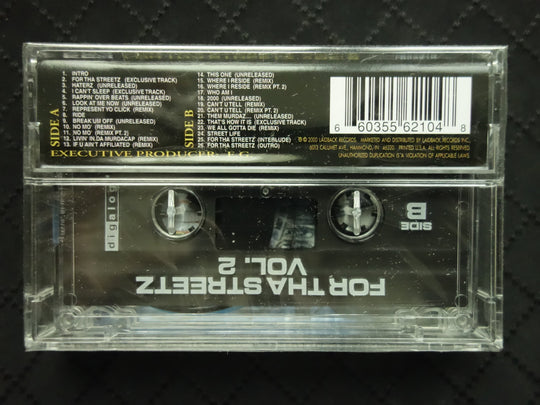 CCA (Concord Affiliated) Presents: For Tha Streetz Vol. 2-Cassette Tapes-UnDigable Digs