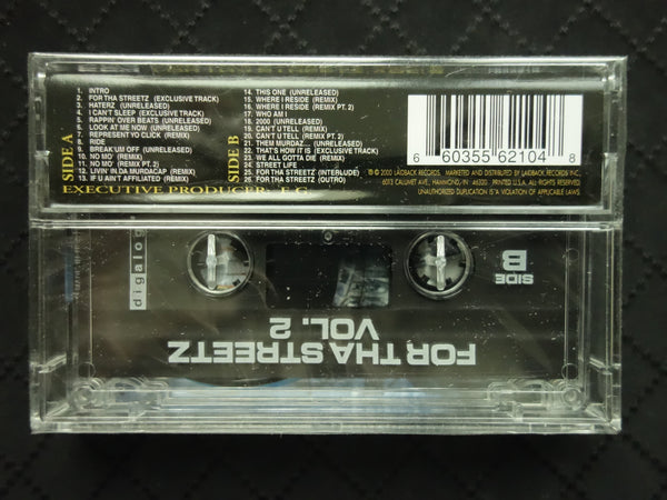 CCA (Concord Affiliated) Presents: For Tha Streetz Vol. 2-Cassette Tapes-UnDigable Digs