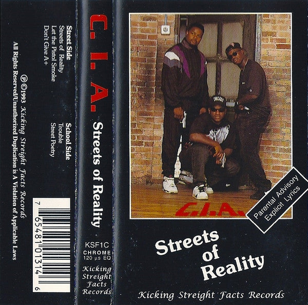 C.I.A. "Streets Of Reality" (EP)-Cassette Tapes-UnDigable Digs