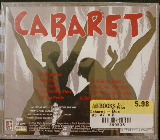 Cabaret (Original Soundtrack Recording) (CD)-CDs-UnDigable Digs