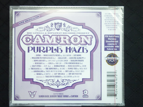 Cam'ron "Purple Haze" (CD)-CDs-UnDigable Digs