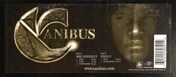 Canibus "Mic-Nificent / Phuk U" (12" Single)-Vinyl Records-UnDigable Digs