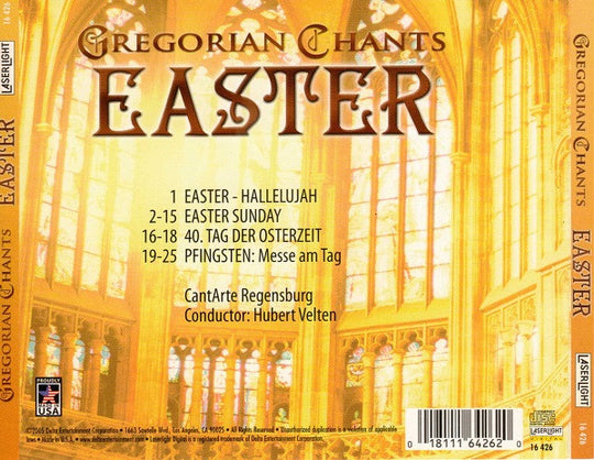 CantArte Regensburg Gregorian Chants Easter (CD)-CDs-UnDigable Digs