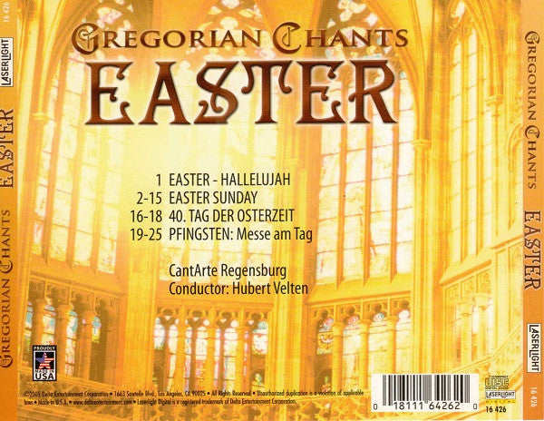 CantArte Regensburg Gregorian Chants Easter (CD)-CDs-UnDigable Digs