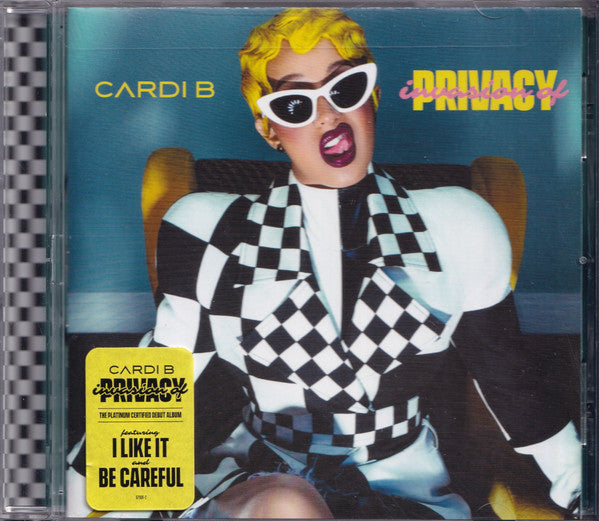 Cardi B "Invasion Of Privacy" (CD) (Clean/Edited Version)-CDs-UnDigable Digs