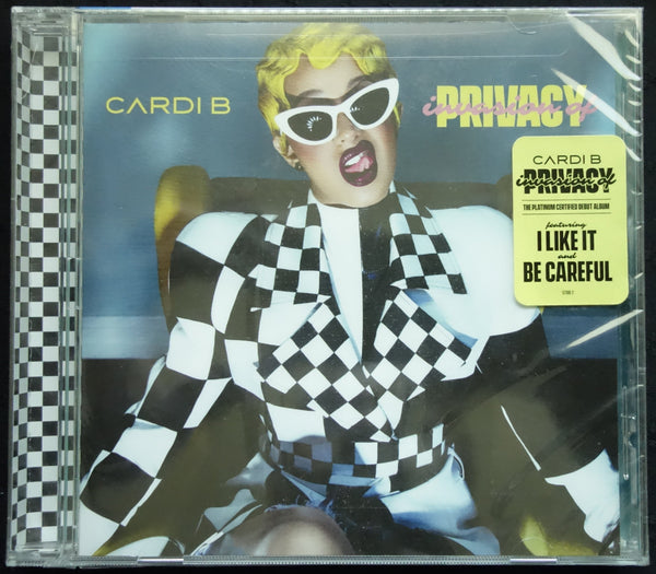 Cardi B "Invasion Of Privacy" (Clean/Edited Version)(CD)-CDs-UnDigable Digs