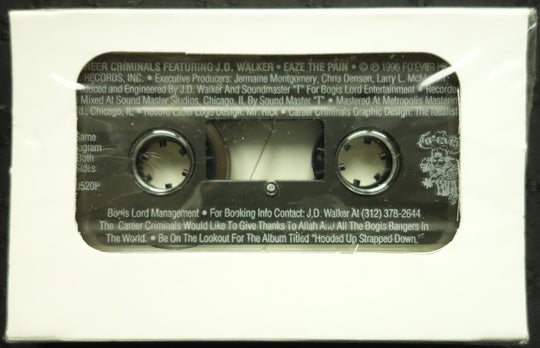 Career Criminals Featuring J.D. Walker "Eaze The Pain" (Promo Single)-Cassette Tapes-UnDigable Digs