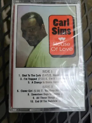 Carl Sims "House of Love "-Cassette Tapes-UnDigable Digs