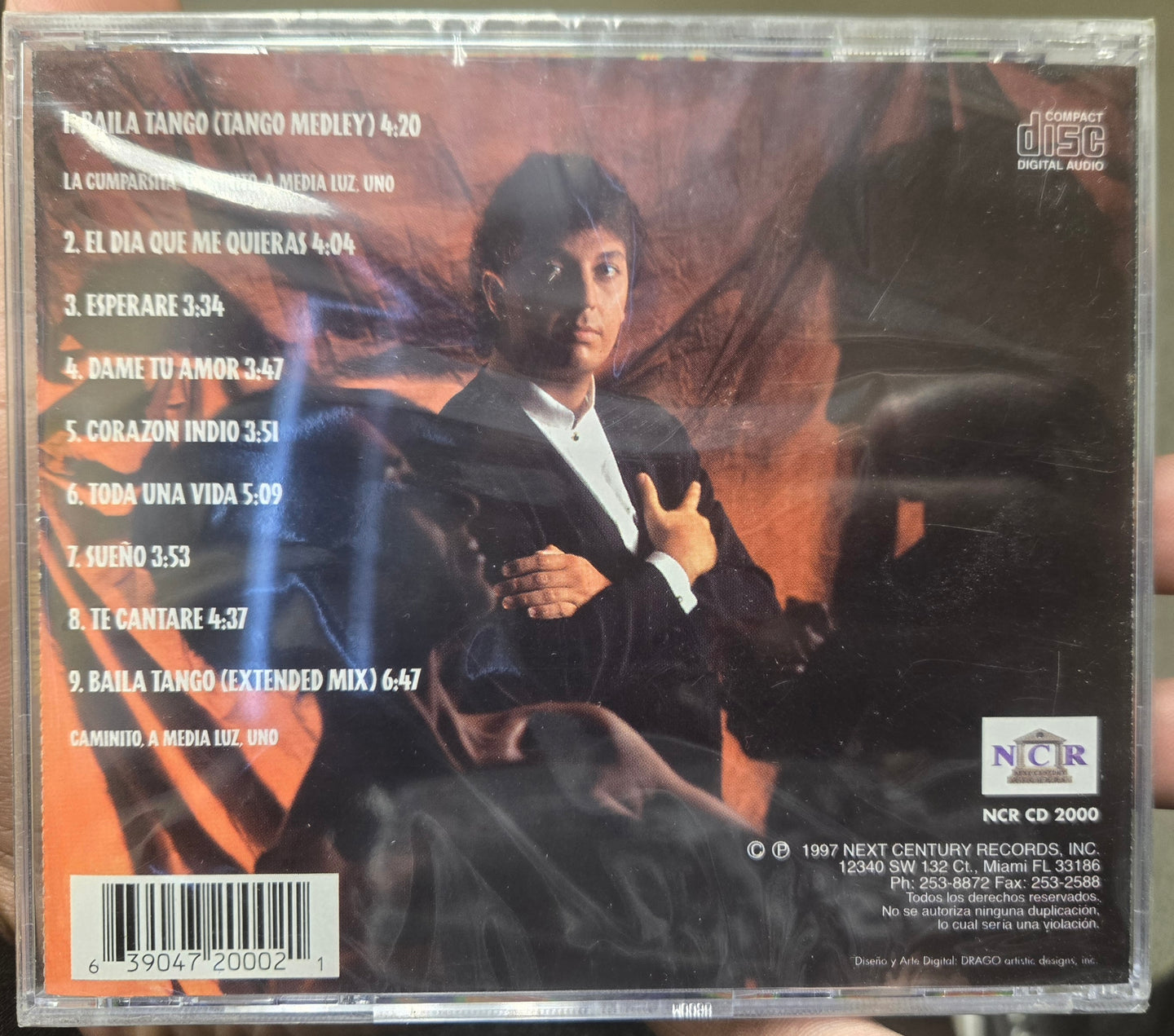 Carlos Nuño "Baila Tango" (CD)-CDs-UnDigable Digs
