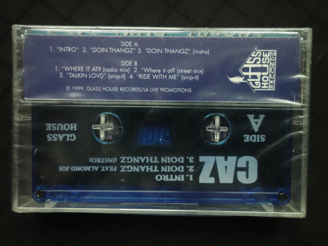 Caz "Doin' Thangz" (Maxi-Single)-Cassette Tapes-UnDigable Digs