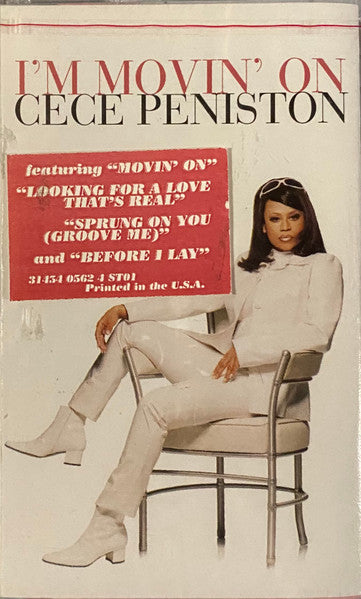 CeCe Peniston "I'm Movin' On"-Cassette Tapes-UnDigable Digs