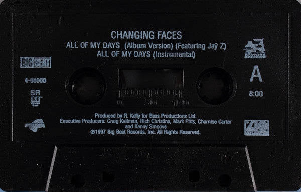 Changing Faces "All Of My Days" (Single)-Cassette Tapes-UnDigable Digs