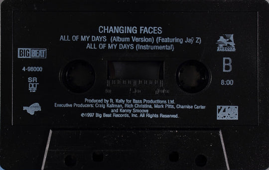 Changing Faces "All Of My Days" (Single)-Cassette Tapes-UnDigable Digs