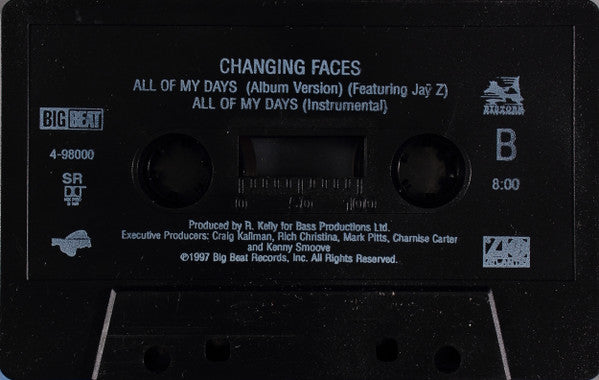 Changing Faces "All Of My Days" (Single)-Cassette Tapes-UnDigable Digs