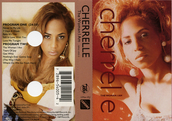 Cherrelle "The Woman I Am"-Cassette Tapes-UnDigable Digs