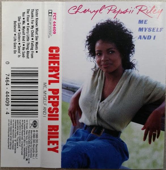 Cheryl Pepsii Riley "Me, Myself And I"-Cassette Tapes-UnDigable Digs