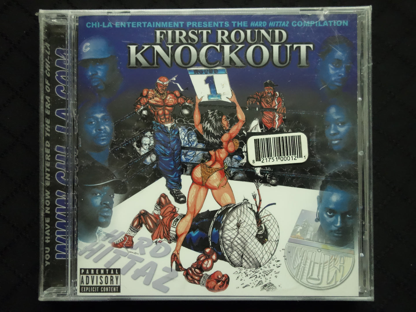 Chi-La Entertainment Presents: The Hard Hittaz Compilaiton "First Round Knockout" (CD)-CDs-UnDigable Digs