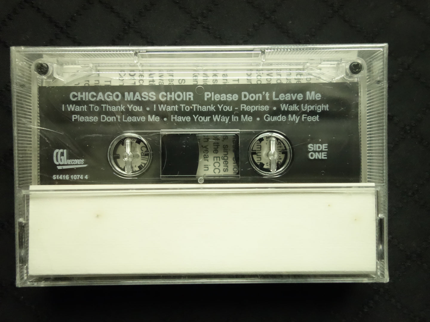 Chicago Mass Choir "Please Don't Leave Me" (Promo)-Cassette Tapes-UnDigable Digs