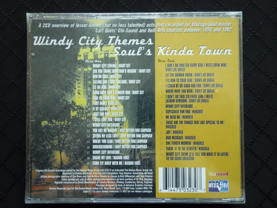 Chicago ...Soul's Kinda Town Chi-Sound Soul Survey 1976-1982 (2xCD)-CDs-UnDigable Digs