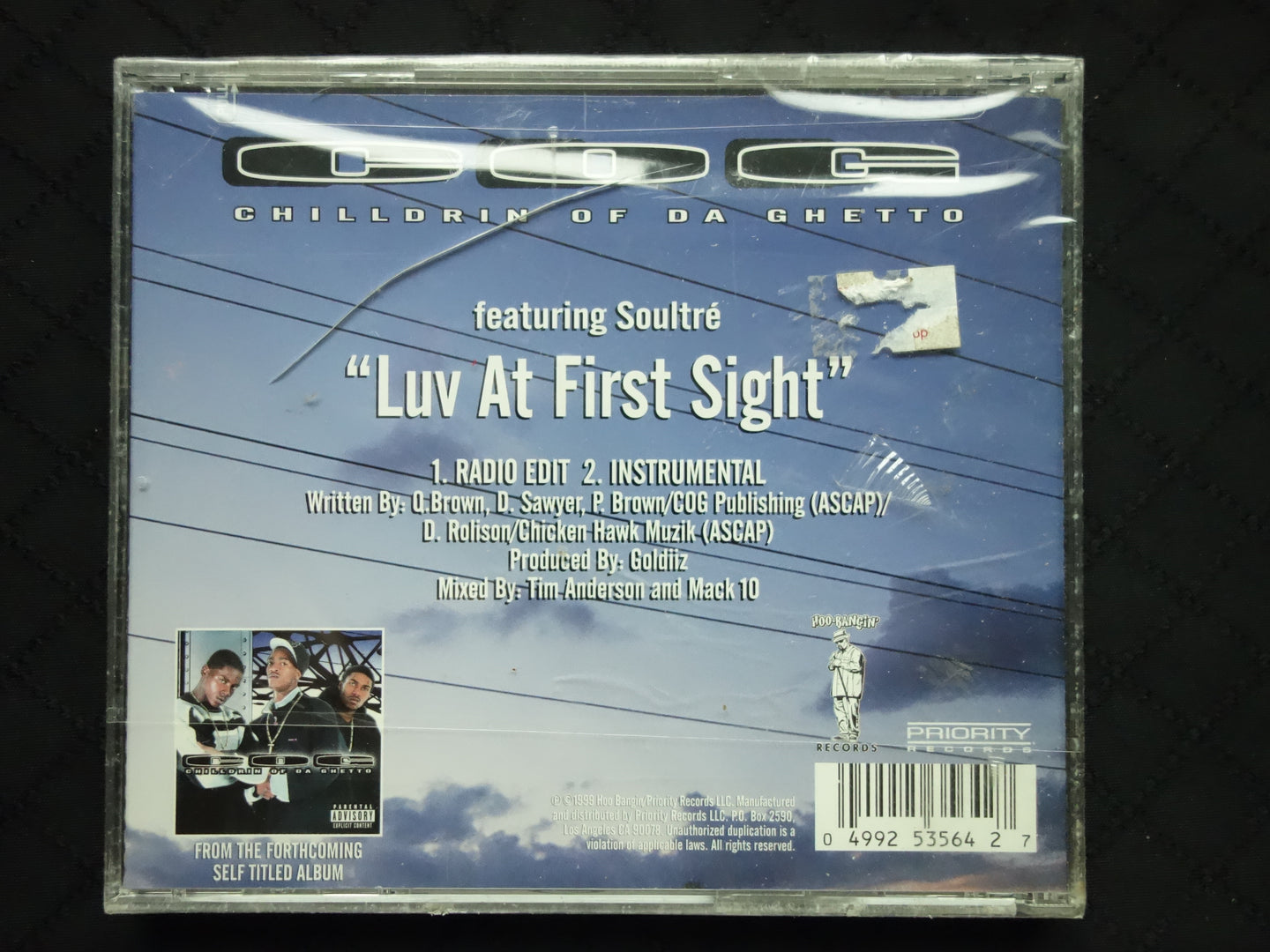 Chilldrin Of Da Ghetto Featuring Soultré "Luv At First Sight" (CD Single)-CDs-UnDigable Digs
