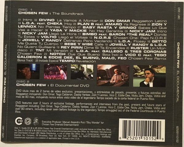 Chosen Few (El Documental) (CD+DVD)-CDs-UnDigable Digs