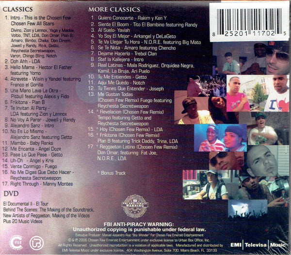 Chosen Few El Documental II (2xCD+DVD)-CDs-UnDigable Digs