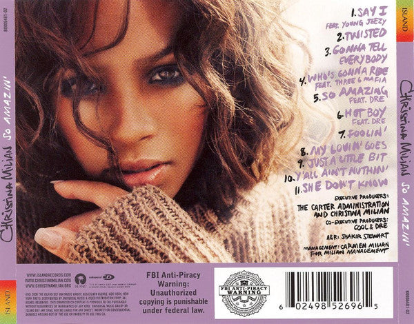 Christina Milian "So Amazin'" (CD)-CDs-UnDigable Digs