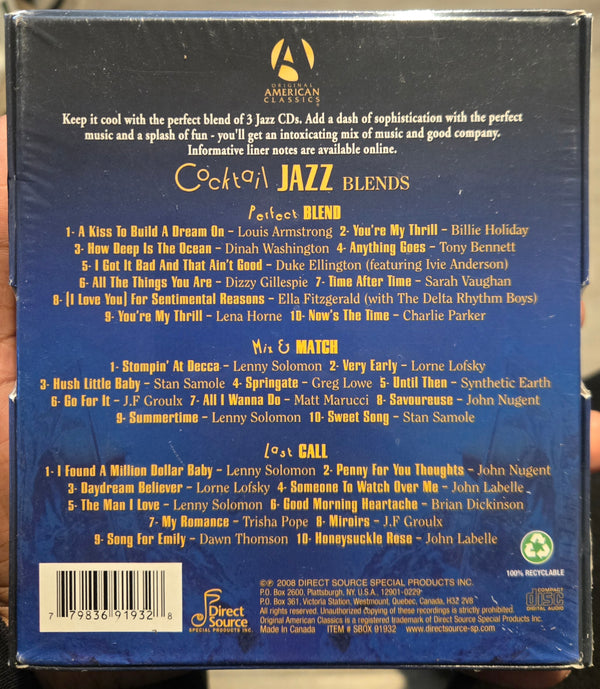 Cocktail Jazz Blends (3xCD)-CDs-UnDigable Digs