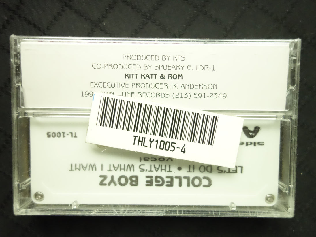 College Boyz "Let's Do It! / That's What I Want" (Maxi-Single)-Cassette Tapes-UnDigable Digs