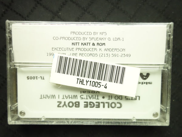 College Boyz "Let's Do It! / That's What I Want" (Maxi-Single)-Cassette Tapes-UnDigable Digs