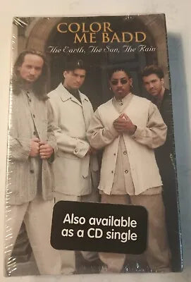Color Me Badd "The Earth, The Sun, The Rain" (Single)-Cassette Tapes-UnDigable Digs