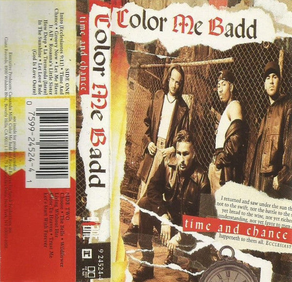 Color Me Badd "Time And Chance"-Cassette Tapes-UnDigable Digs