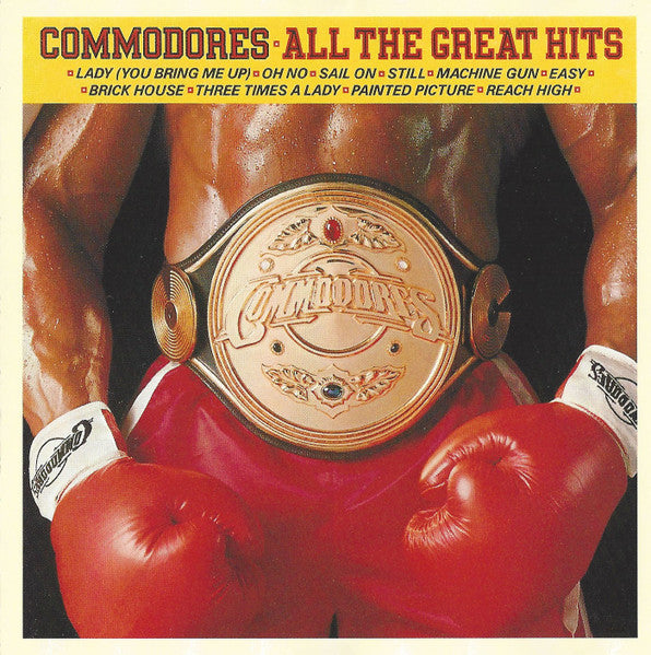 Commodores "All The Great Hits" (LongBox CD)-LongBox CDs, CDs-UnDigable Digs