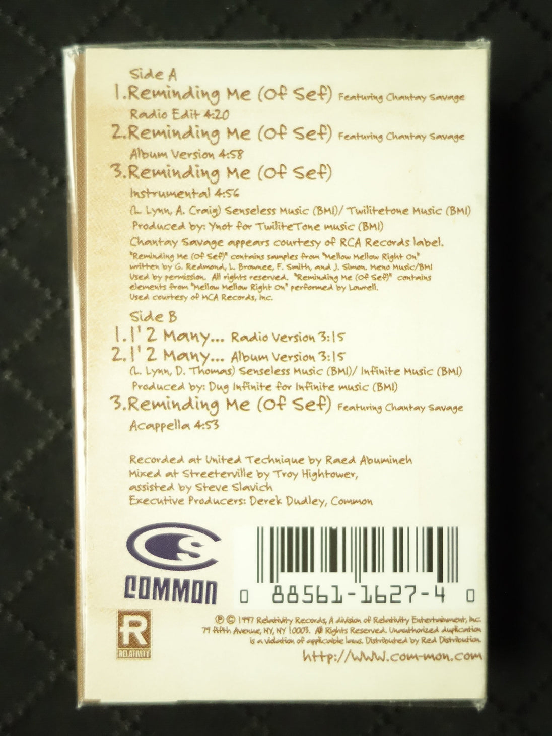 Common "Reminding Me (Of Sef)" (Single)-Cassette Tapes-UnDigable Digs