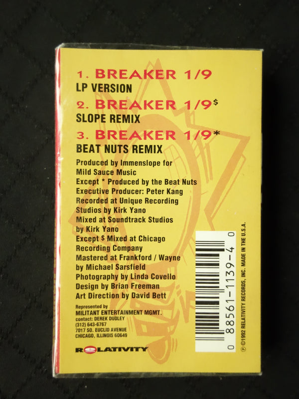 Common Sense "Breaker 1/9" (Single)-Cassette Tapes-UnDigable Digs