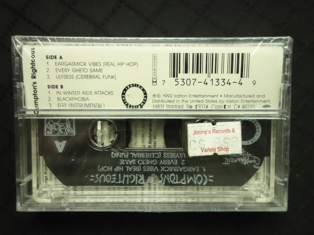 Compton's Righteous "Compton's Righteous"-Cassette Tapes-UnDigable Digs