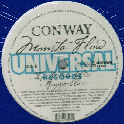 Conway "Monsta Flow" (12" Single)-Vinyl Records-UnDigable Digs