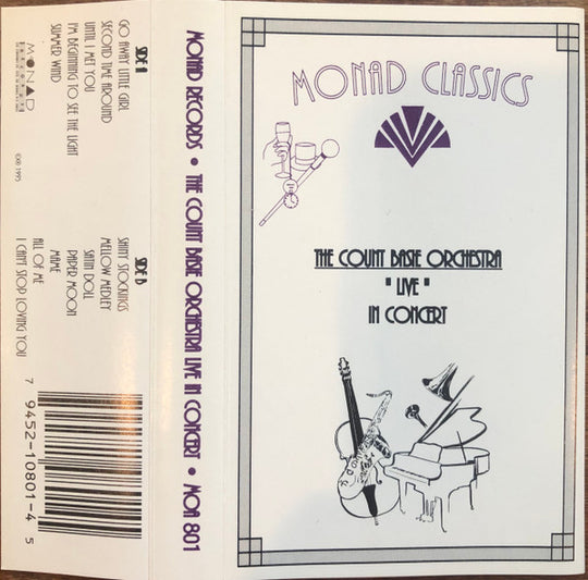 Count Basie Orchestra ""Live" In Concert"-Cassette Tapes-UnDigable Digs
