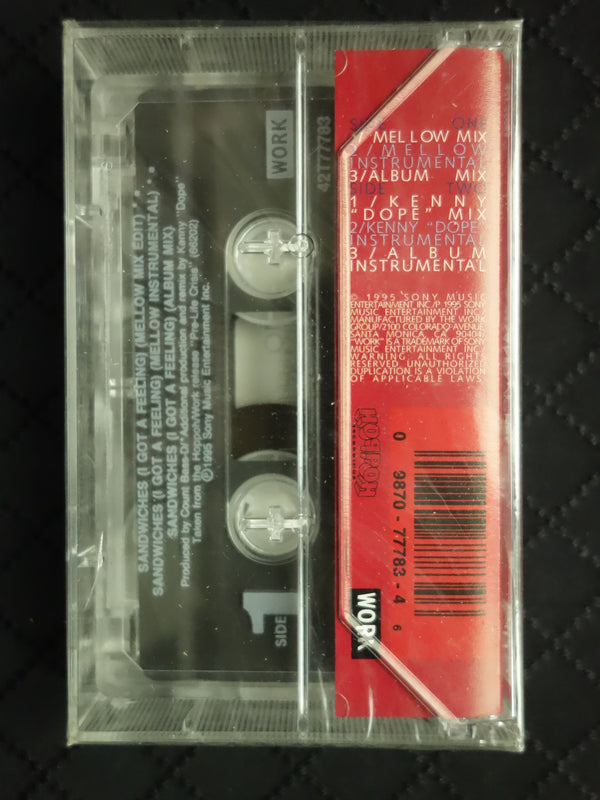 Count Bass-D "Sandwiches (I Got A Feeling)" (Maxi-Single)-Cassette Tapes-UnDigable Digs