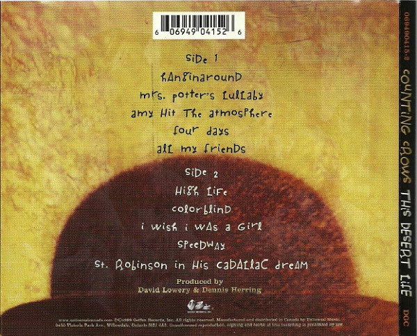 Counting Crows "This Desert Life" (CD)-CDs-UnDigable Digs