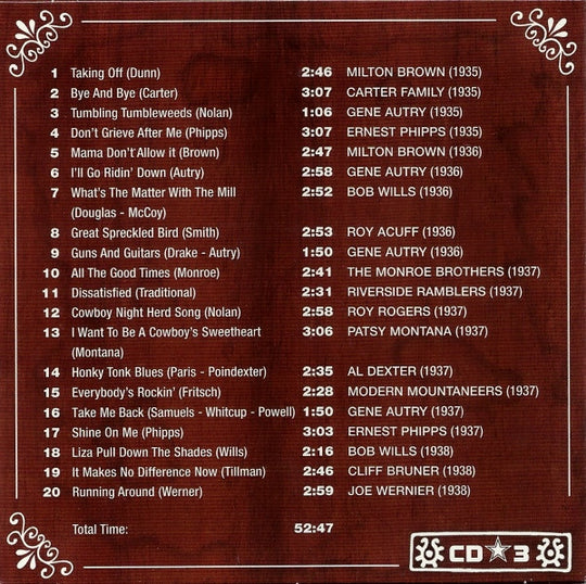 Country & Western (10xCD)-CDs-UnDigable Digs