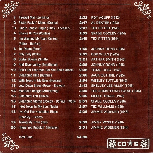 Country & Western (10xCD)-CDs-UnDigable Digs