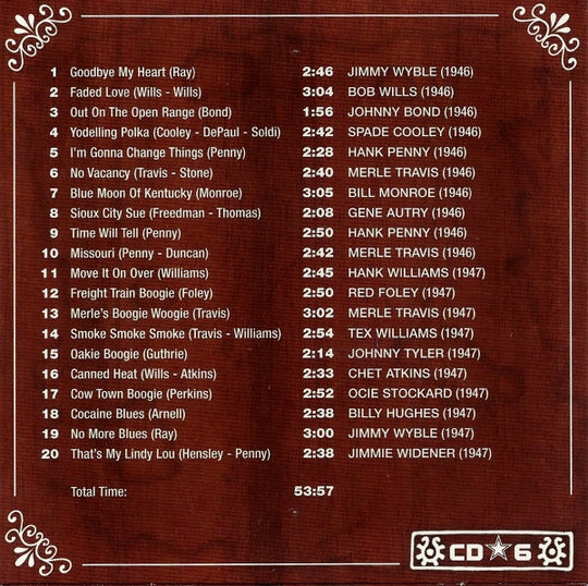 Country & Western (10xCD)-CDs-UnDigable Digs