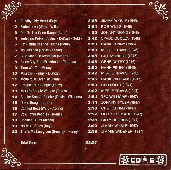 Country & Western (10xCD)-CDs-UnDigable Digs
